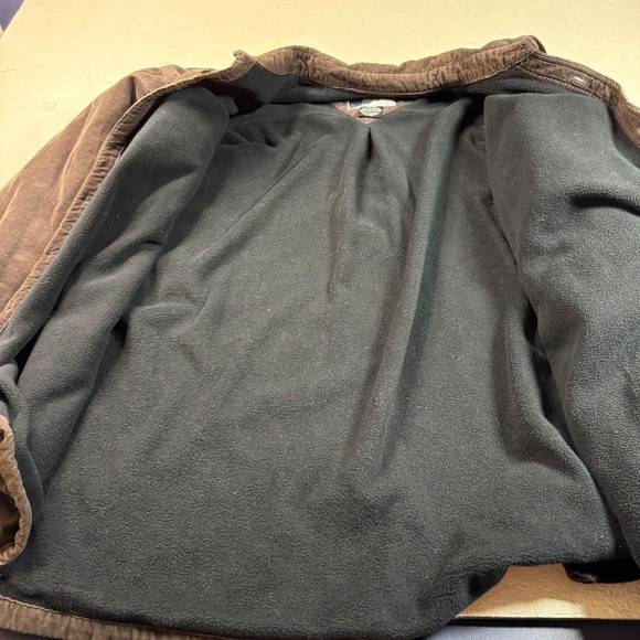 Mountain Club Men's XXL T Corduroy Lined Shirt Jacket Brown Cotton Padded - Picture 7 of 7